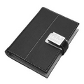 Prato Organizer W/ Calculator, Memo Pad and Pen - Black